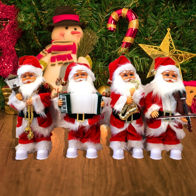 Musical Santa Claus figures
