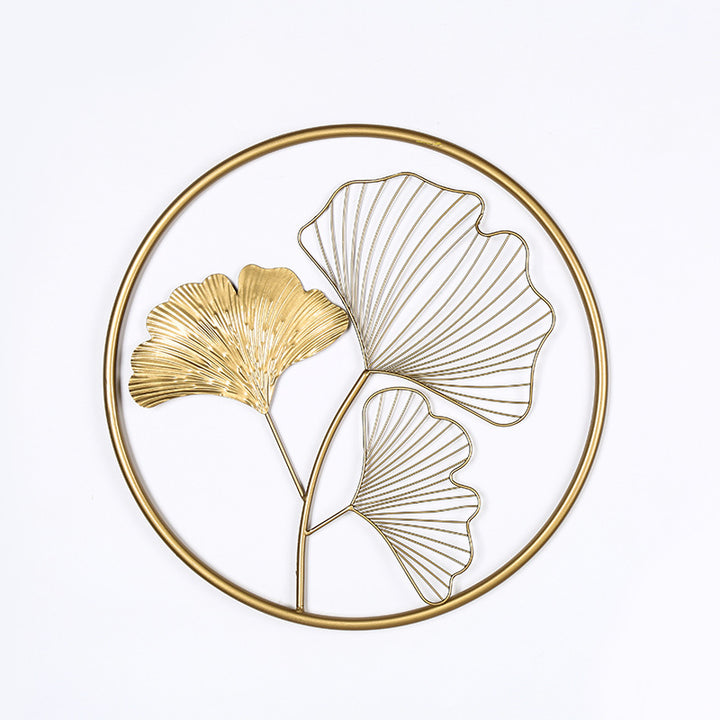 Decorative Metal Ginkgo Leaf Wall Art
