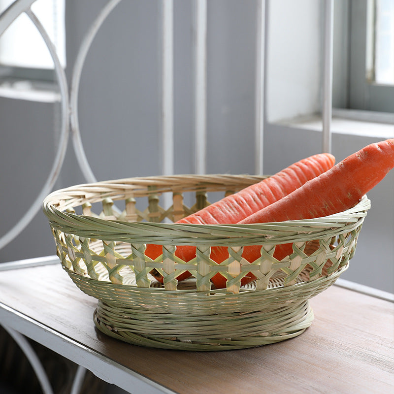 Handcrafted Natural Fiber Serving