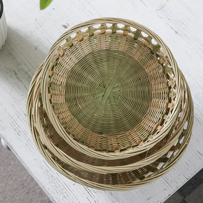 Handcrafted Natural Fiber Serving