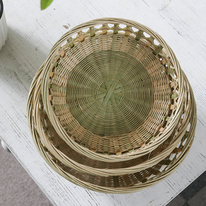 Handcrafted Natural Fiber Serving