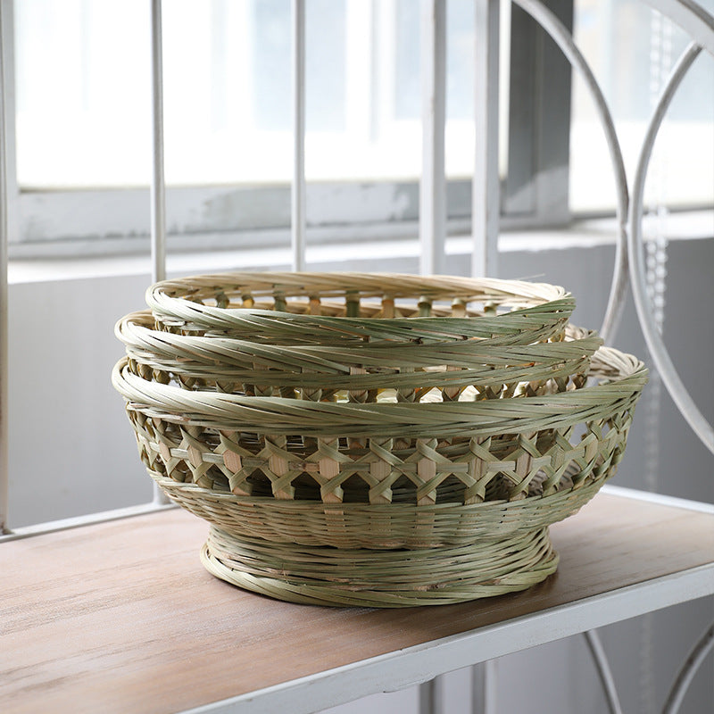 Handcrafted Natural Fiber Serving