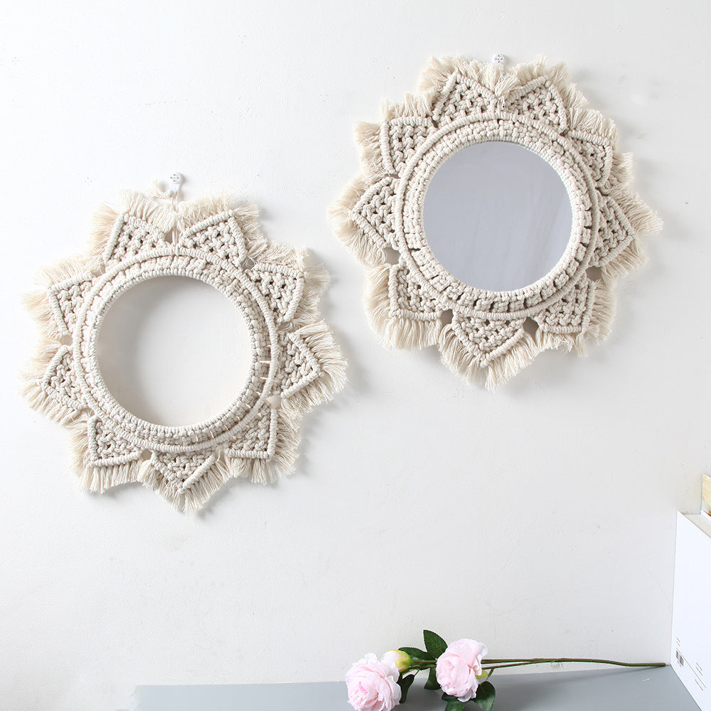 Macrame Decorative Wall Mirror