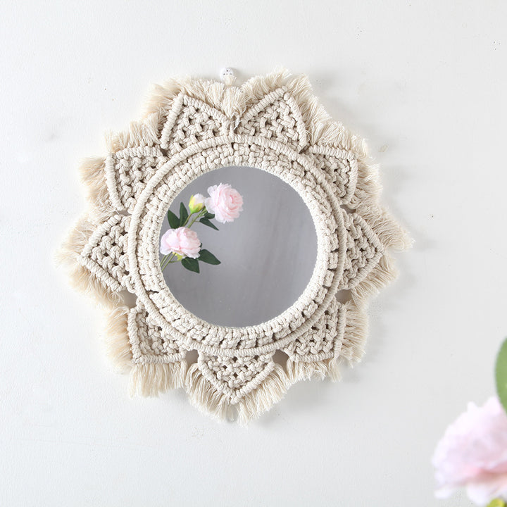 Macrame Decorative Wall Mirror