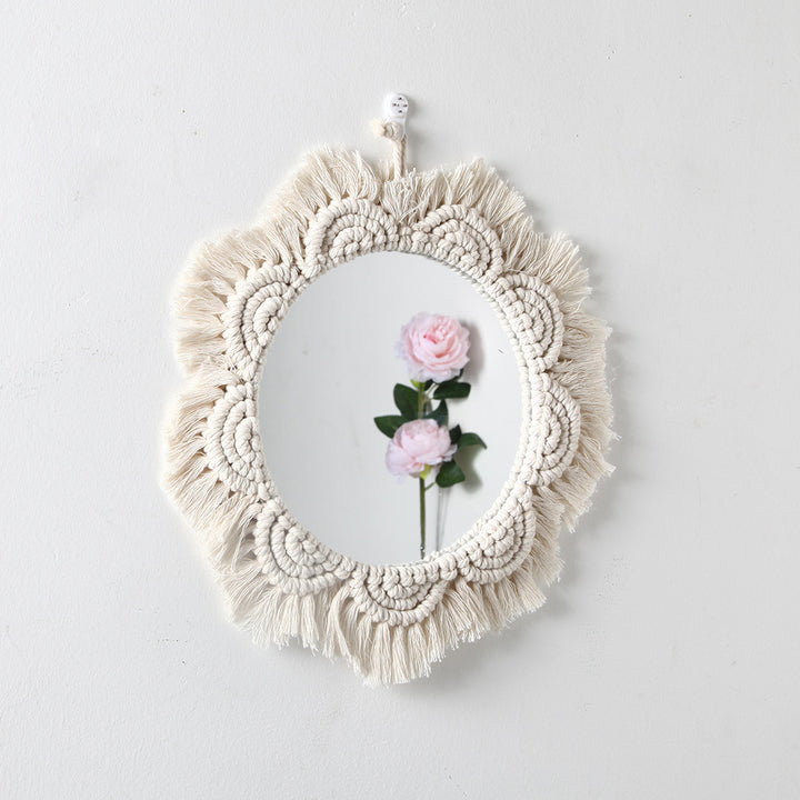 Decorative Macramé Wall Mirror