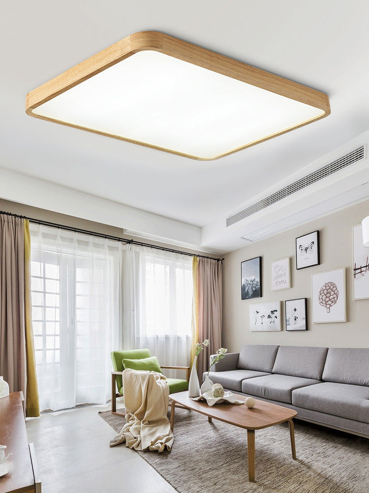 Modern wooden ceiling light