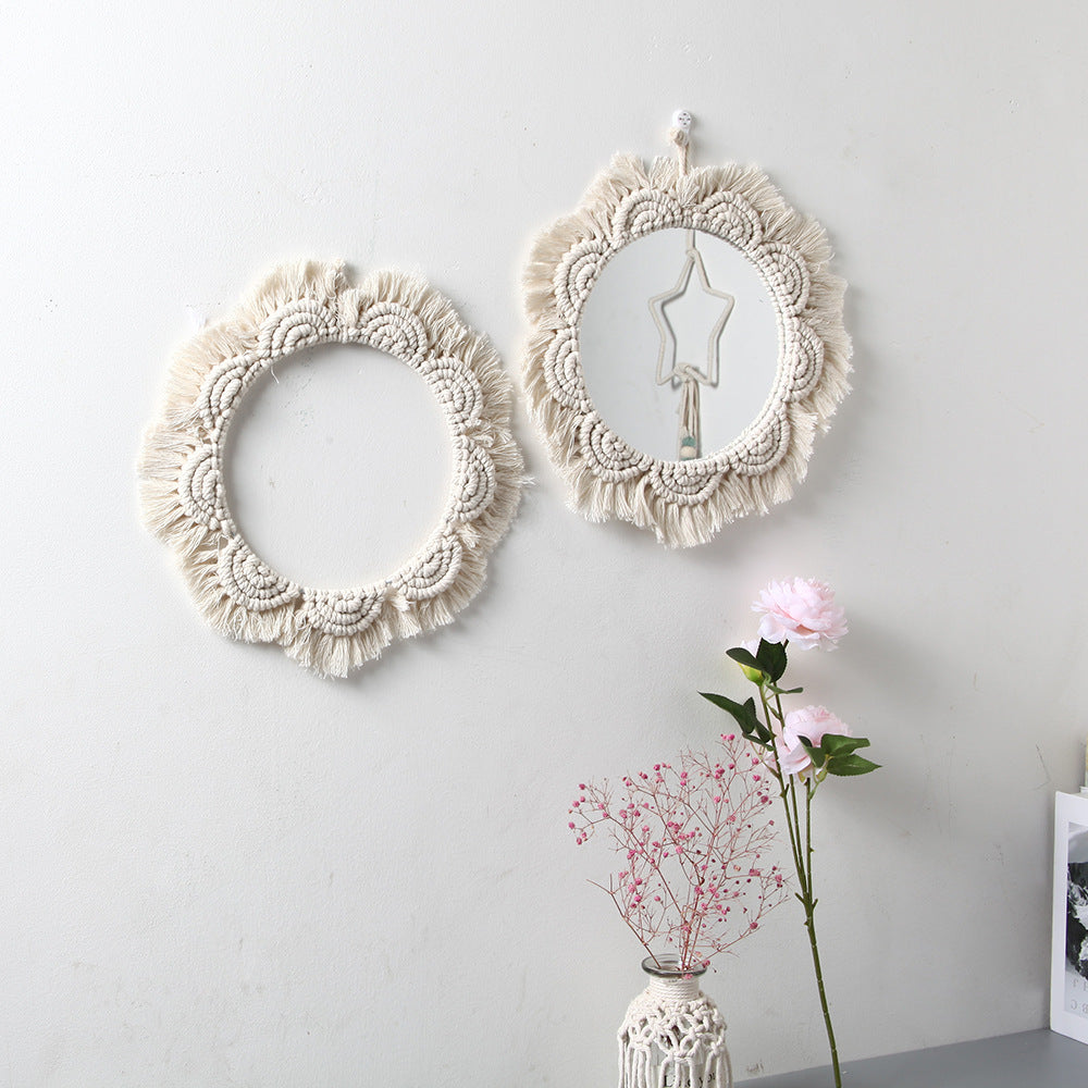 Decorative Macramé Wall Mirror
