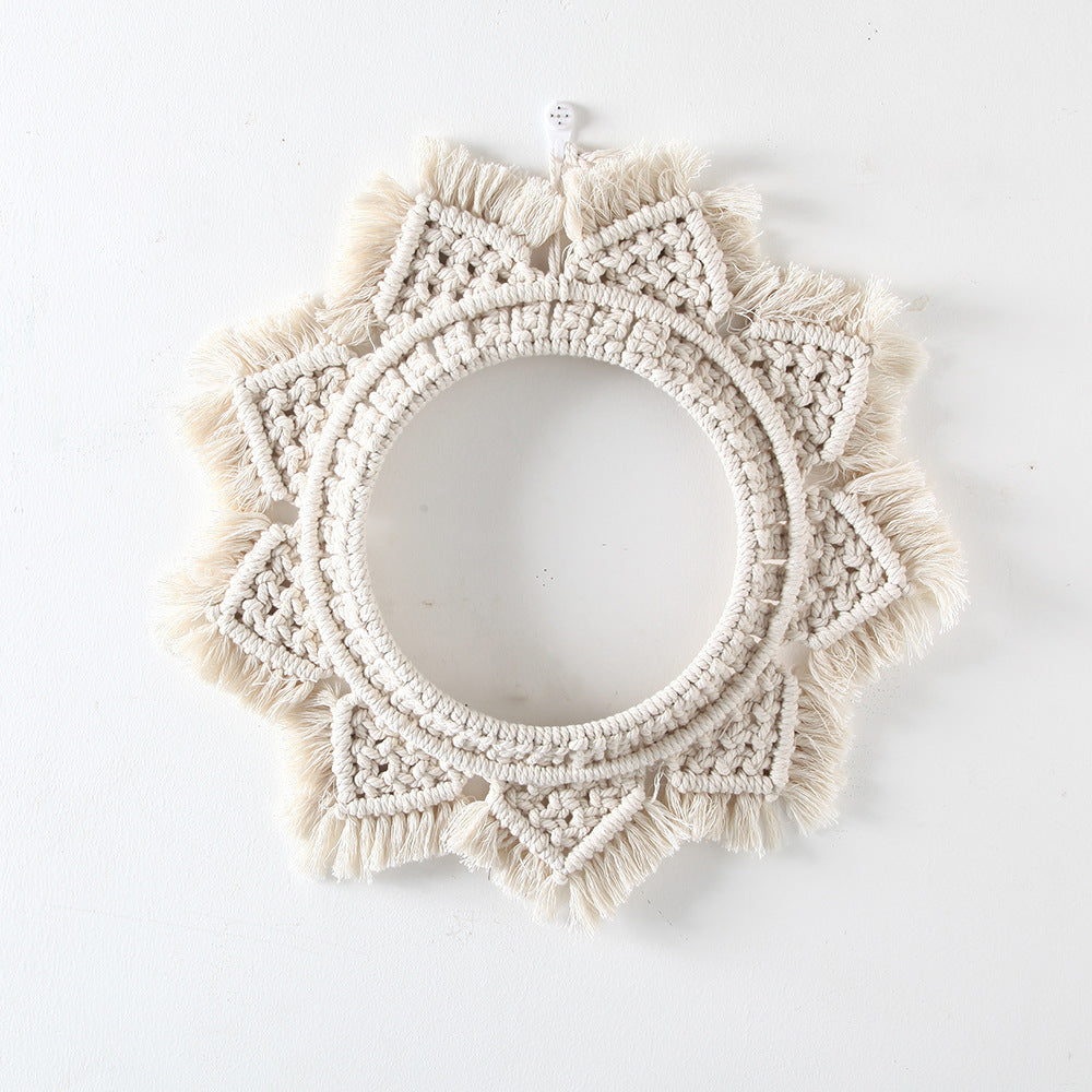 Macrame Decorative Wall Mirror