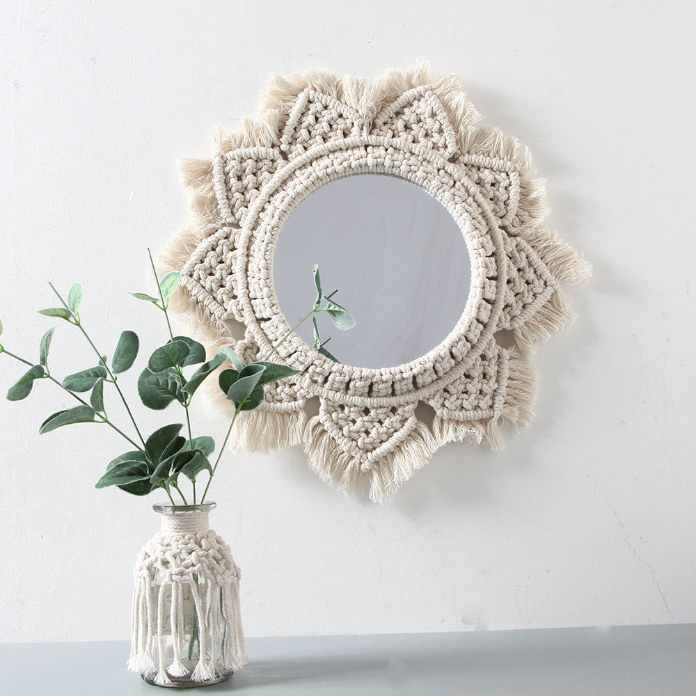 Macrame Decorative Wall Mirror