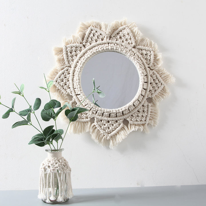 Macrame Decorative Wall Mirror