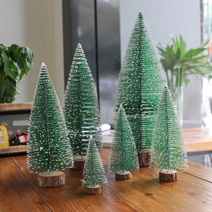 Decorative Miniature Christmas Tree Set