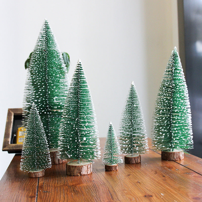 Decorative Miniature Christmas Tree Set