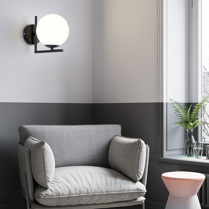 Modern Orb Wall Light