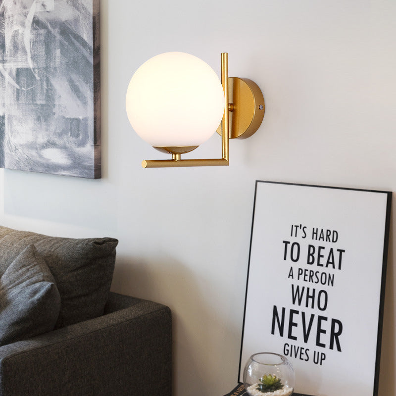 Modern Orb Wall Light