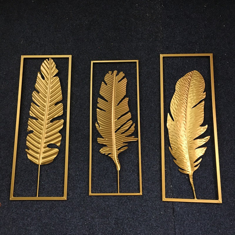 Elegant Decorative Feather Wall Art
