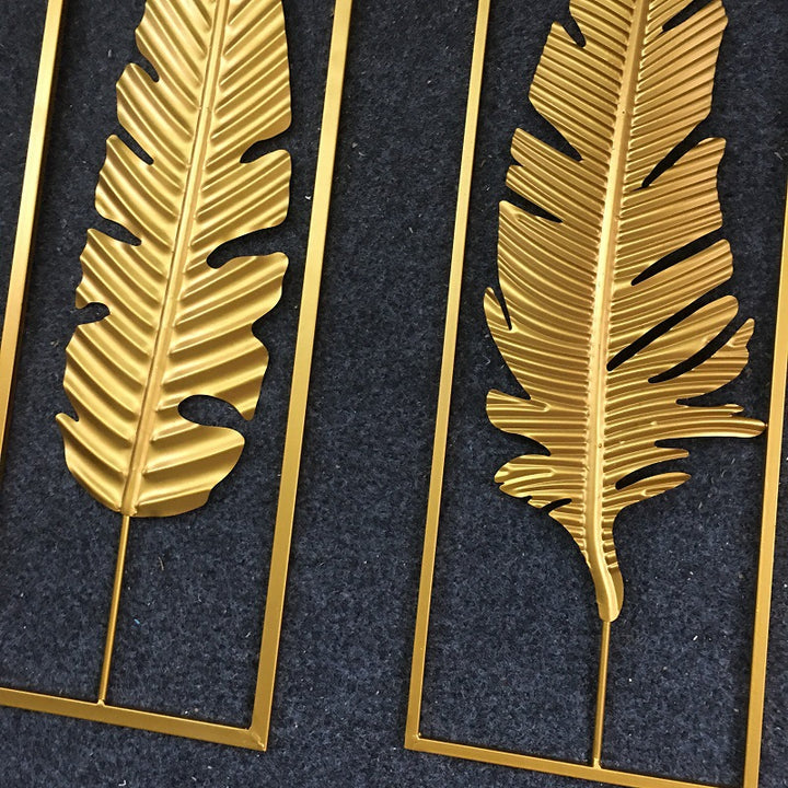 Elegant Decorative Feather Wall Art