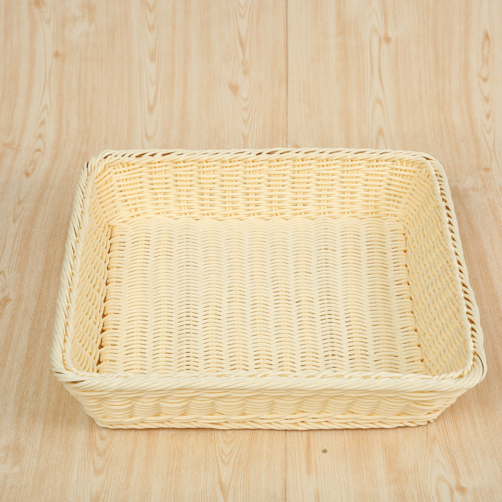 Versatile Rectangular Woven Storage Basket