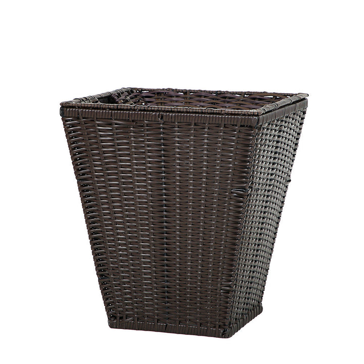 Geometric Woven Storage Bin