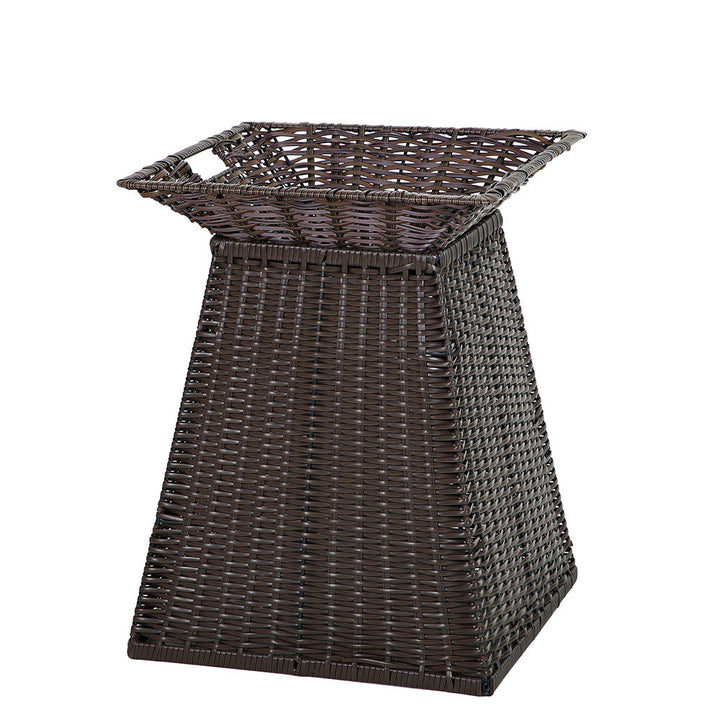 Geometric Woven Storage Bin