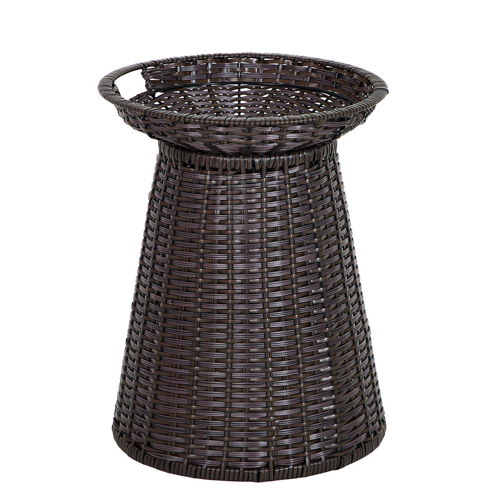 Geometric Woven Storage Bin