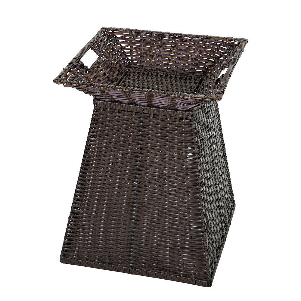 Geometric Woven Storage Bin