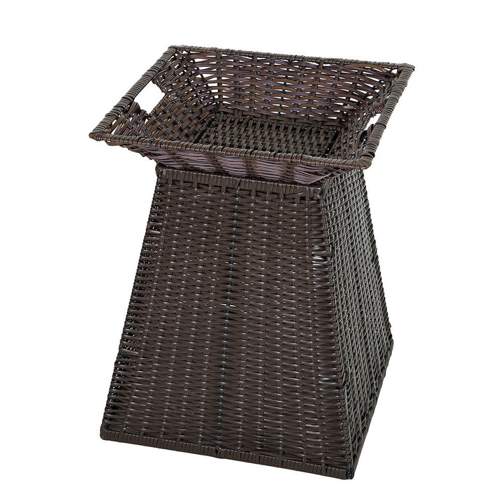 Geometric Woven Storage Bin