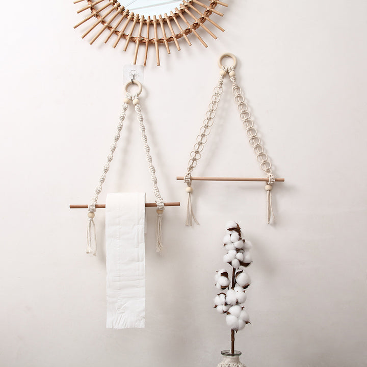 Decorative Macrame Toilet Paper Holder