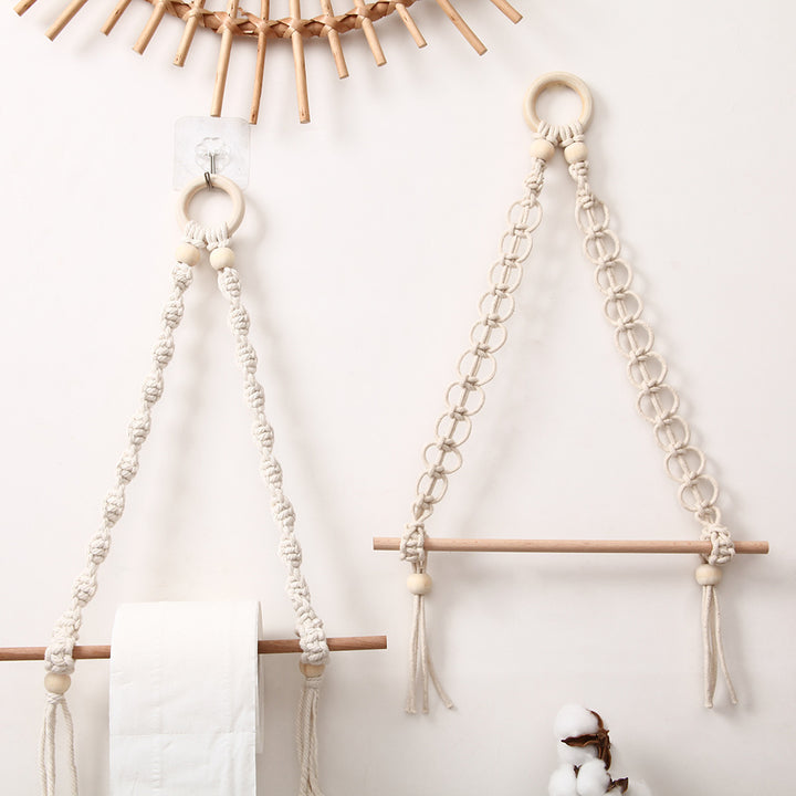 Decorative Macrame Toilet Paper Holder
