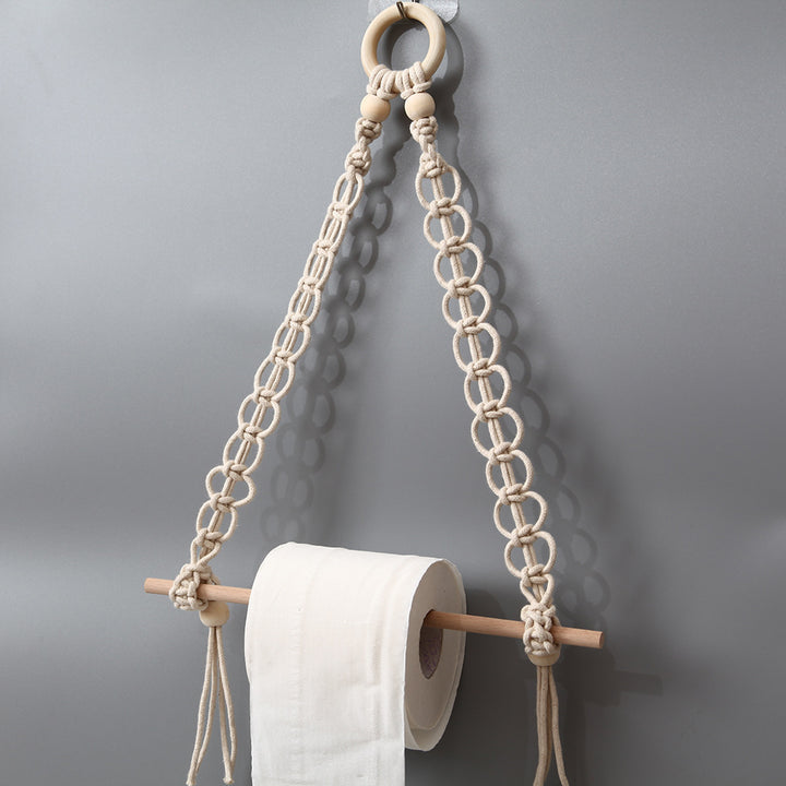 Decorative Macrame Toilet Paper Holder