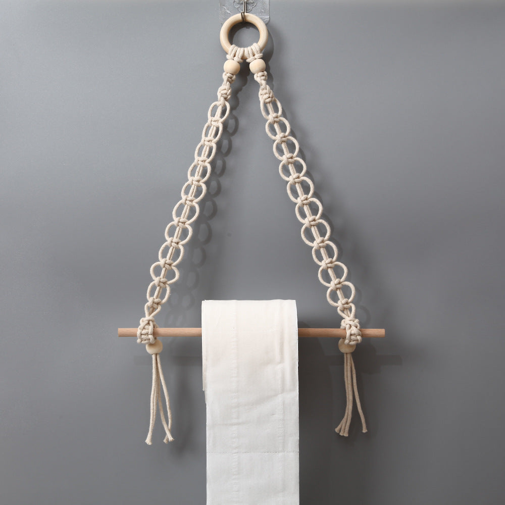 Decorative Macrame Toilet Paper Holder