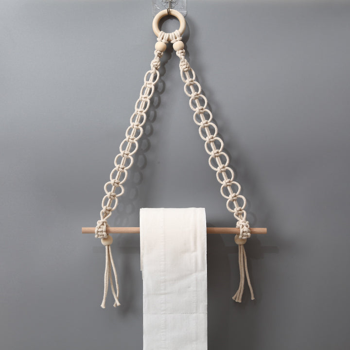 Decorative Macrame Toilet Paper Holder