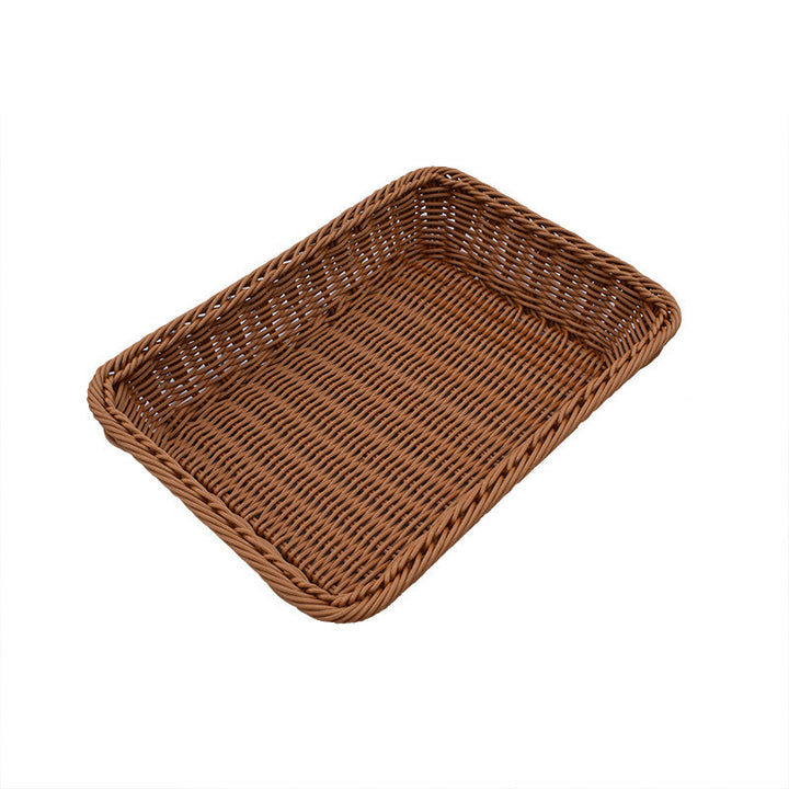 Handwoven Rectangular Storage Tray