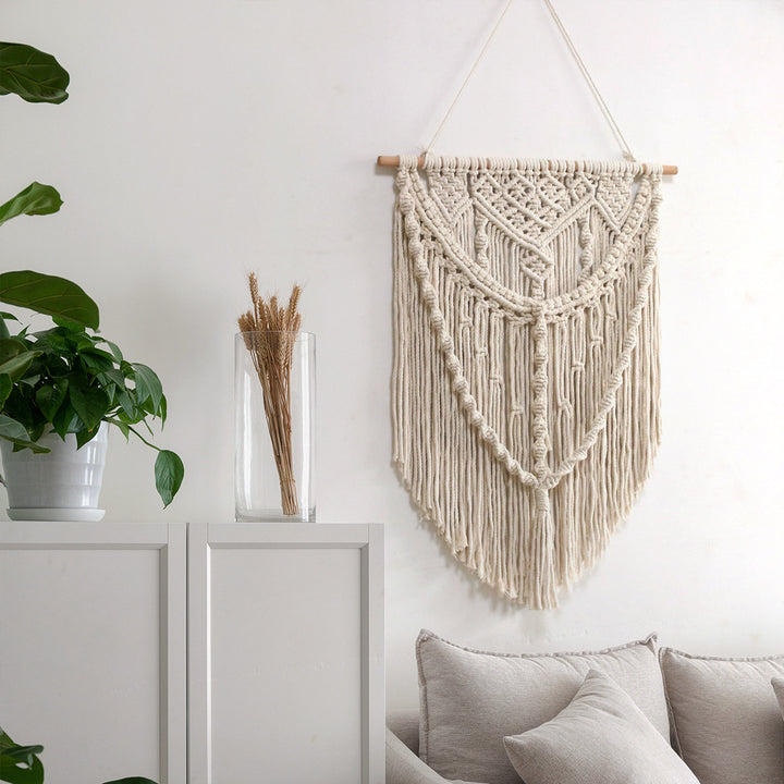 Macrame Wall Decor with Artistic Details