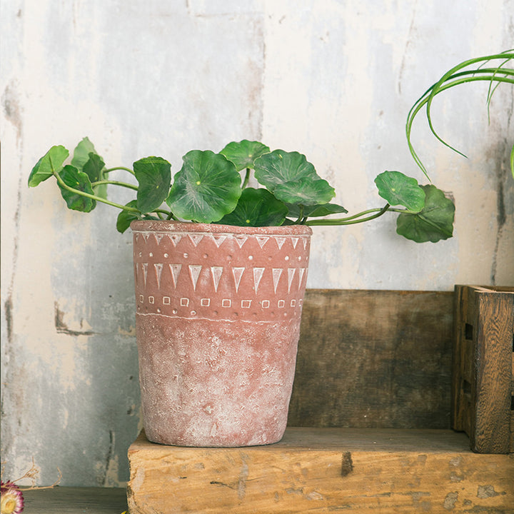 Rustic plant pot