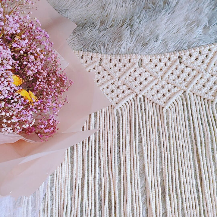 Decorative Fringe Macrame Wall Hanging