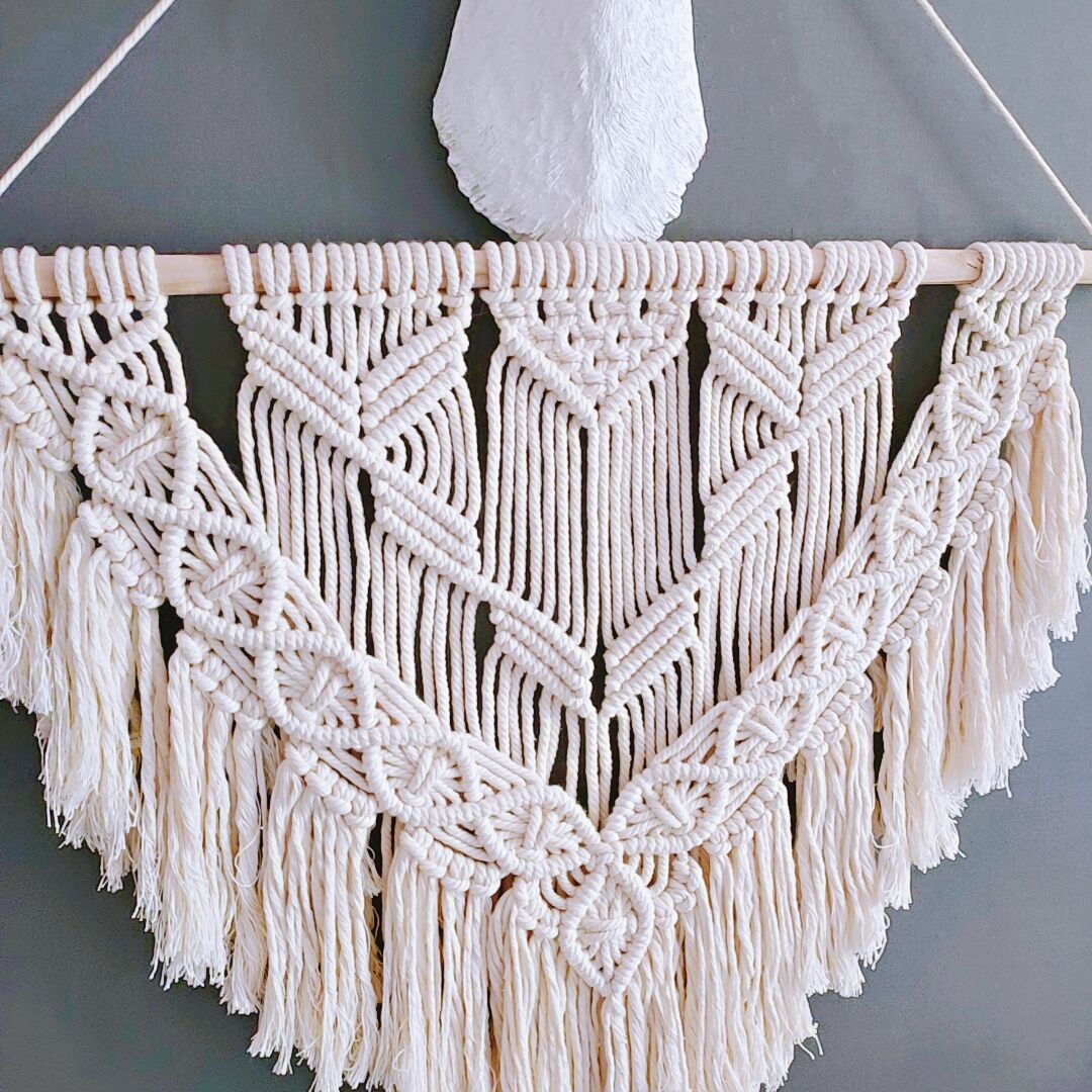 Bohemian Macrame Fringe Wall Hanging