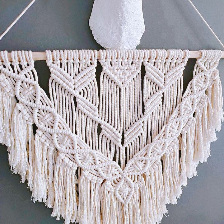 Bohemian Macrame Fringe Wall Hanging