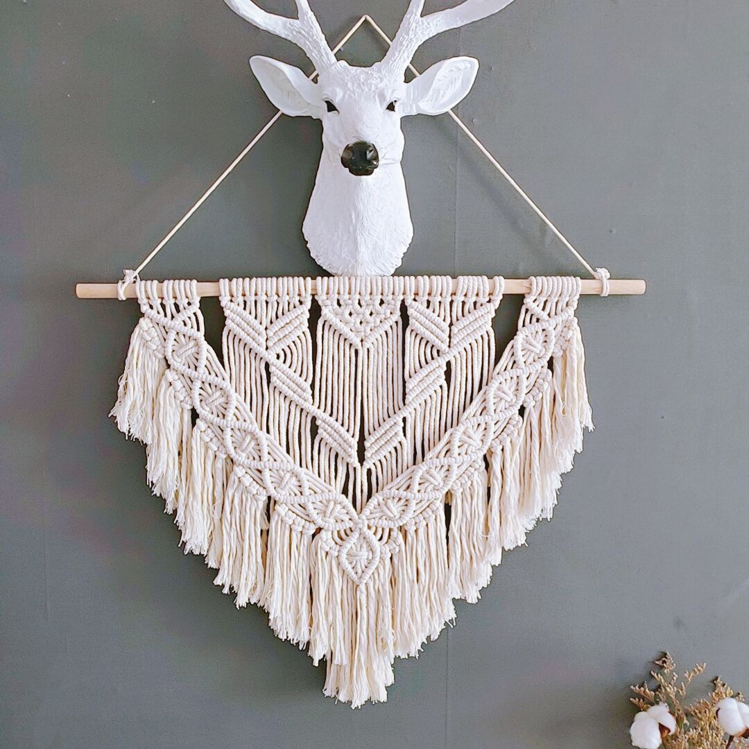 Bohemian Macrame Fringe Wall Hanging