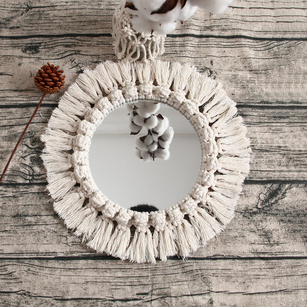 Decorative Macrame Wall Mirror