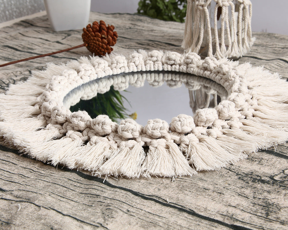 Decorative Macrame Wall Mirror