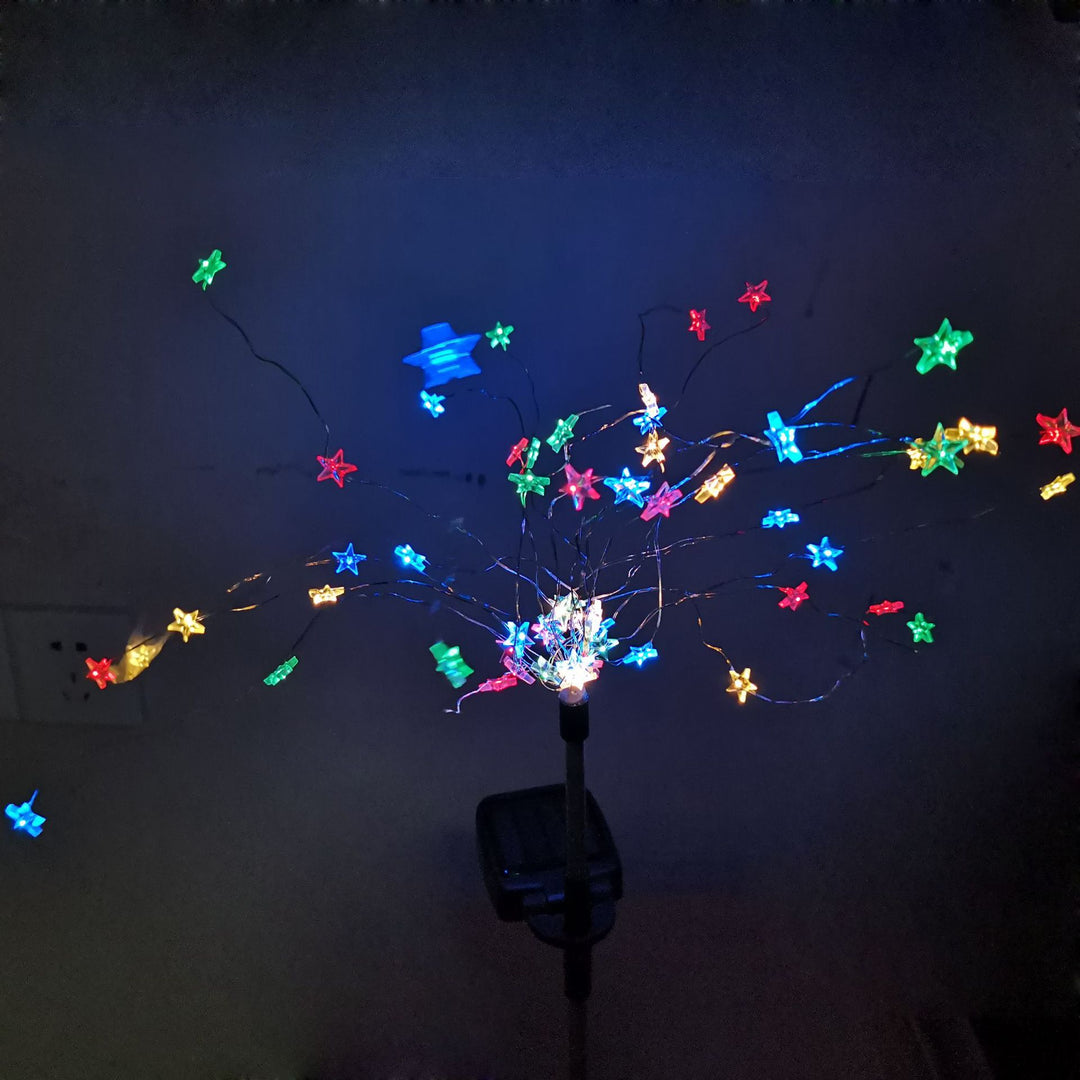 Motion sensor solar-powered wall lamp