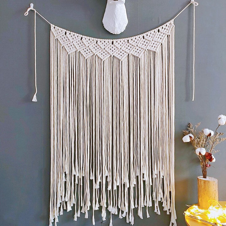 Decorative Fringe Macrame Wall Hanging