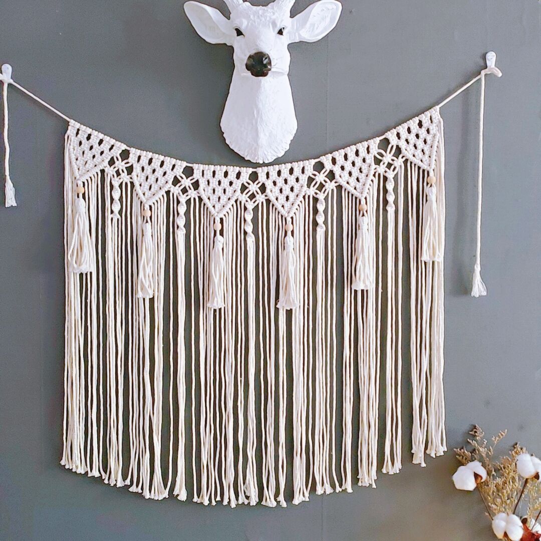 Decorative Fringe Macrame Wall Hanging