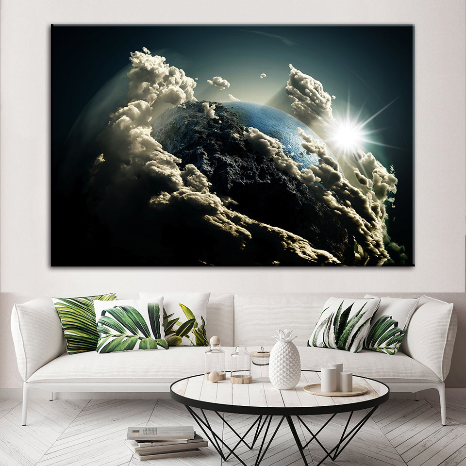 Earth's Stratosphere - Canvas Wall Art Painting