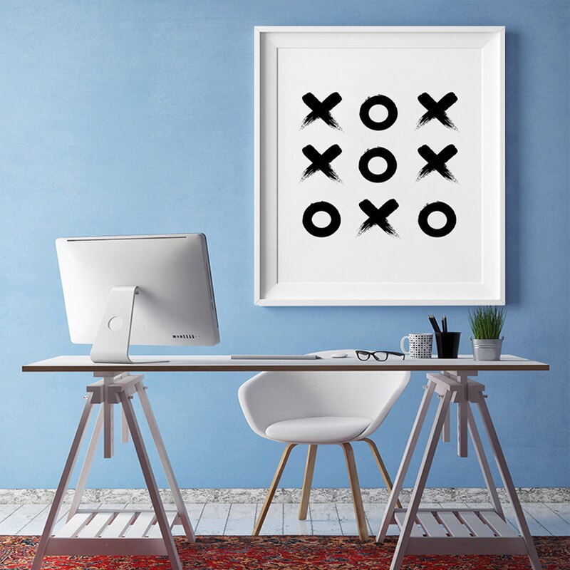 Tic Tac Toe - Canvas Wall Art Painting