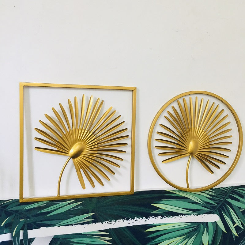 Decorative Metal Palm Leaf Wall Art