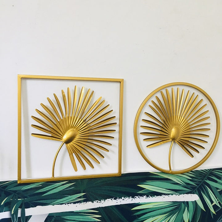 Decorative Metal Palm Leaf Wall Art