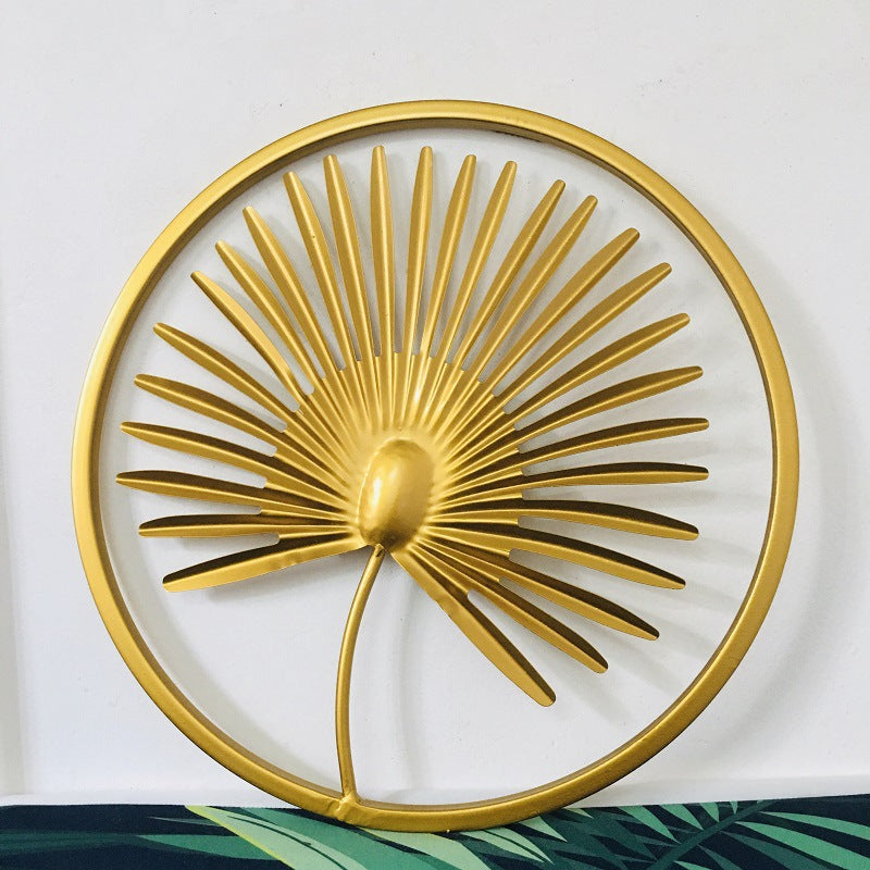Decorative Metal Palm Leaf Wall Art
