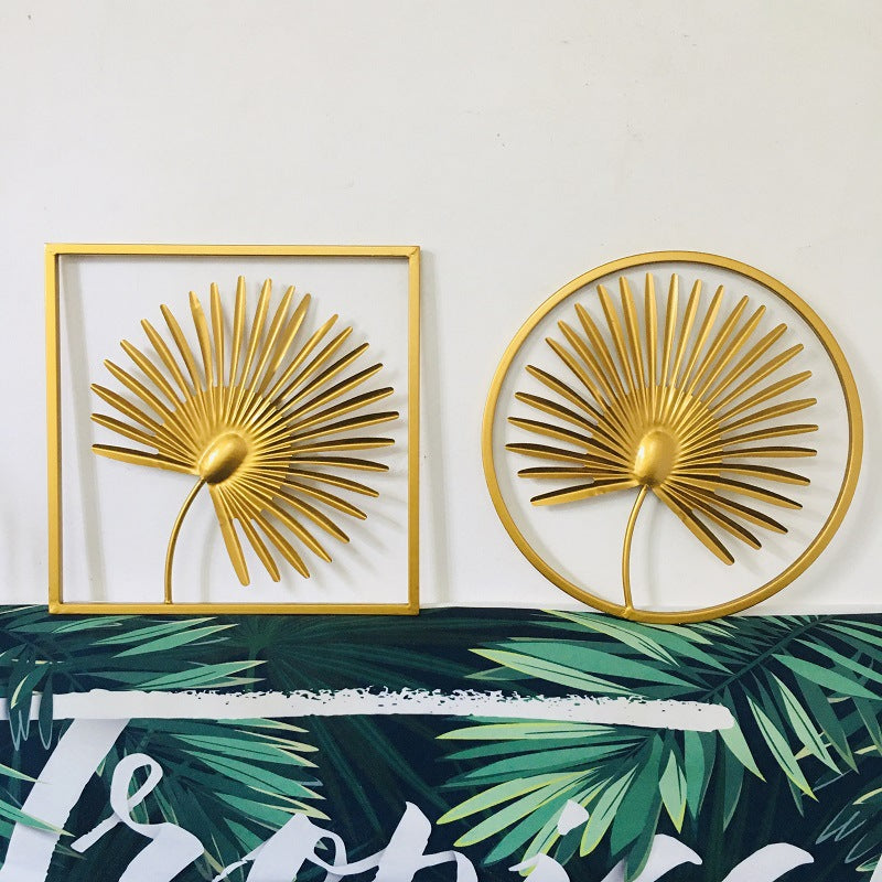Decorative Metal Palm Leaf Wall Art