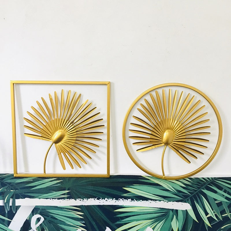 Decorative Metal Palm Leaf Wall Art